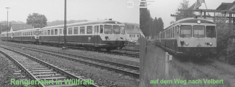 515 591, 643 und 604 in Wülfrath